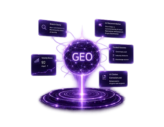Generative Engine Optimisation visual